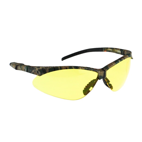 Radians Rad-Apocalypse Camo, Safety Glasses, Anti-Scratch & Anti-Fog, Amber Lens, Camo Frame, Half-Frame AP4-41 - main